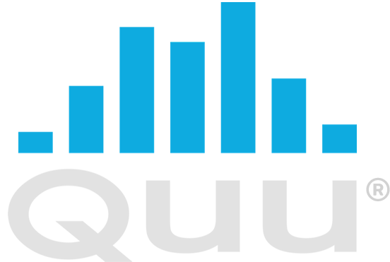 Quu registered trademark logo reversed