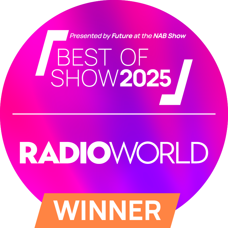 NAB Best of Show 2025 Radio World Winner